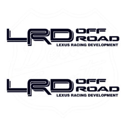 LRD Off Road Lexus Racing Development decals