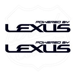 Powered by Lexus decals
