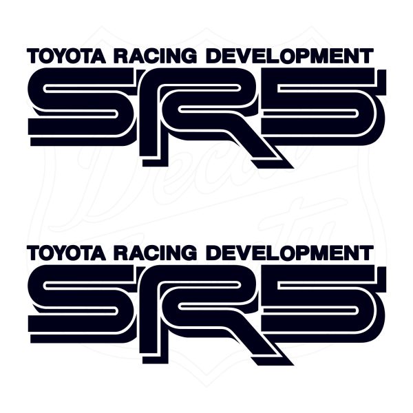 Toyota Racing Development SR5 decals black