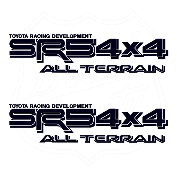 Toyota Racing Development SR5 4×4 All Terrain decalS