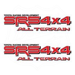 Toyota Racing Development SR5 4×4 All Terrain decals