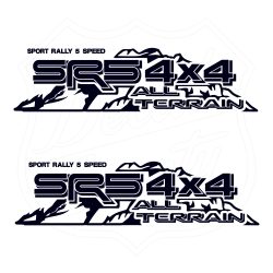 Toyota Sports Rally 5 Speed SR5 4×4 All Terrain Mountain decals