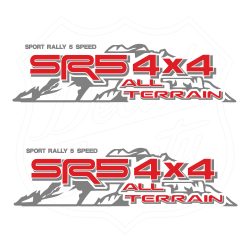 Sports Rally 5 Speed SRS 5 4x4 All Terrain decals