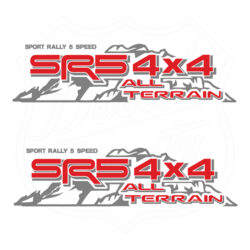 Sports Rally 5 Speed SRS 5 4x4 All Terrain decals