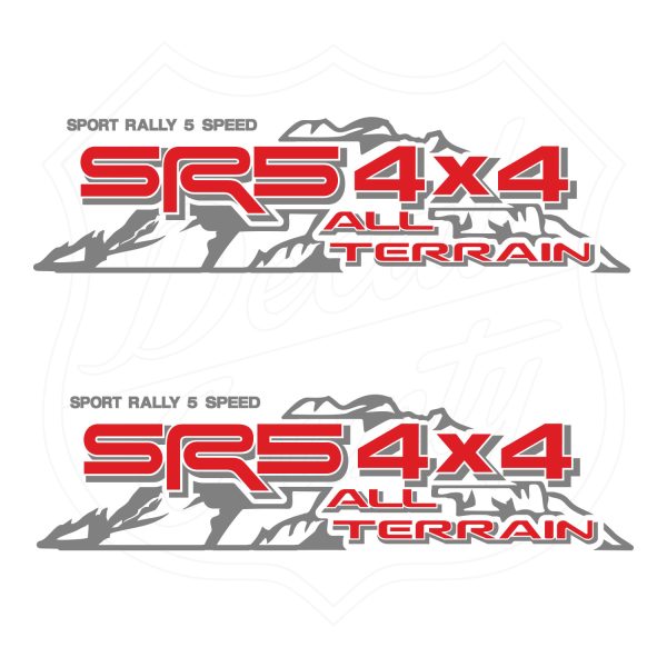 Sports Rally 5 Speed SRS 5 4x4 All Terrain decals