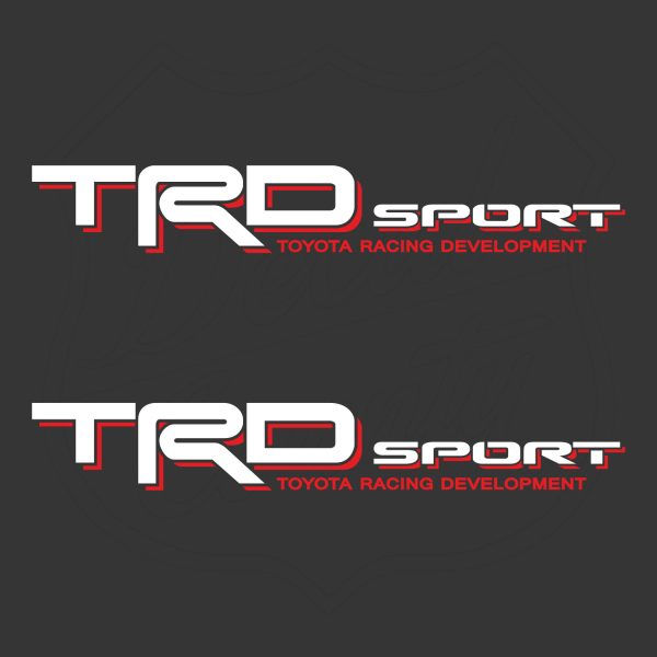 TRD Sport Toyota Racing Development decals