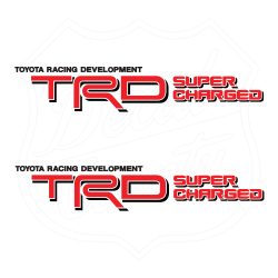 Toyota Racing Development TRD Super Charged decals