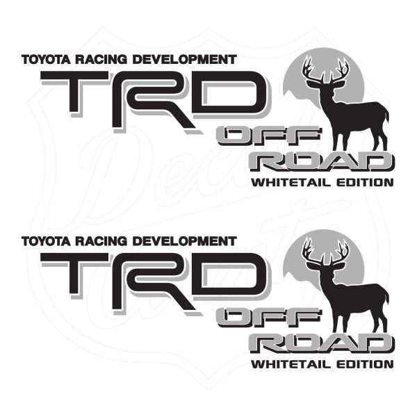 Toyota TRD Off Road Whitetail Edition decals