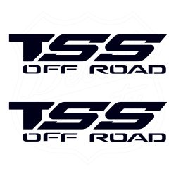 Toyota TSS Off Road decals black