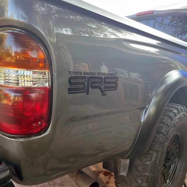 Toyota truck with SR5 decal